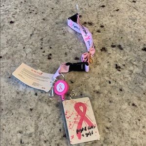 FIGHT LIKE A GIRL Support BC Research Badge Holder